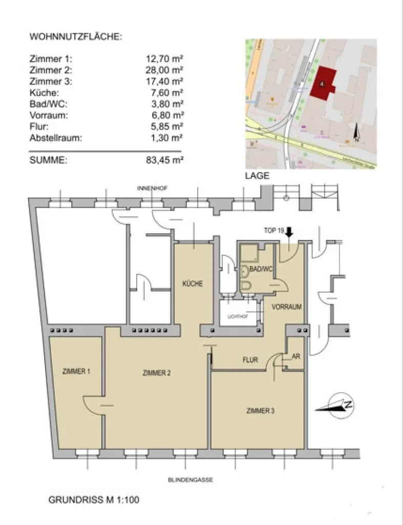 3-Zimmer-Wohnung kaufen in Wien – 84,5 m², € 499.000 – Bild 19 von 19