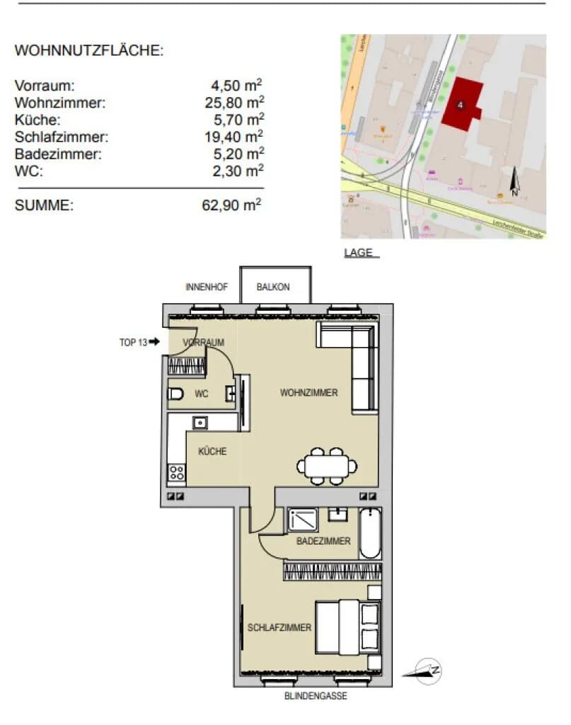 3-Zimmer-Wohnung kaufen in Wien – 63,5 m², € 339.000 – Bild 17 von 17