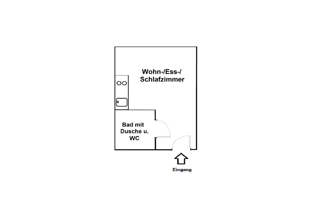 1-Zimmer-Wohnung mieten in Graz – 14,5 m², € 275 – Bild 14 von 14