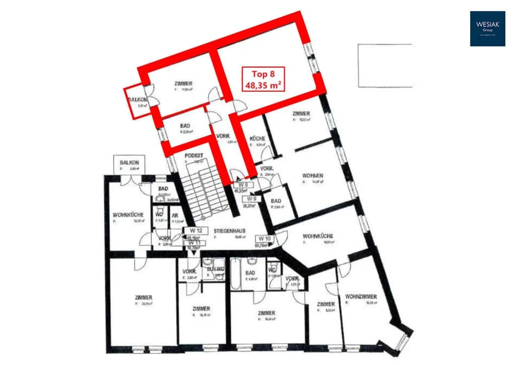Wohnung kaufen in Graz – 48,35 m², € 135.000 – Bild 8 von 8