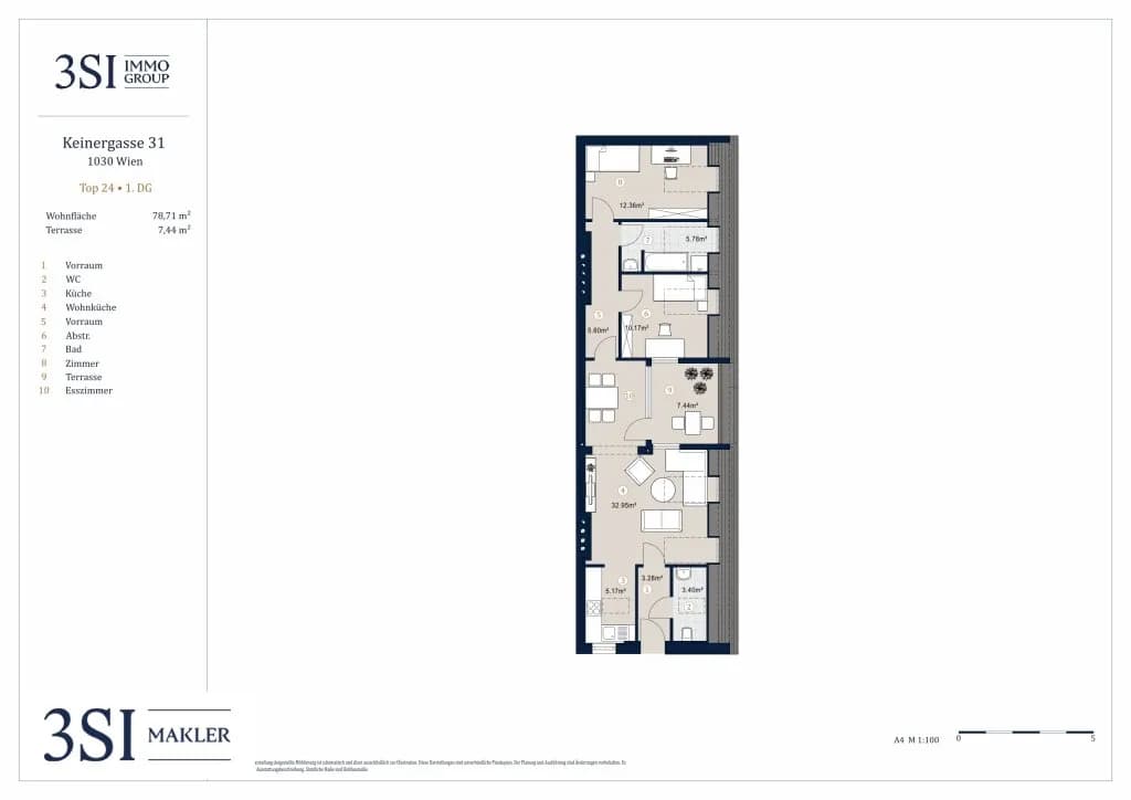 3-Zimmer-Wohnung kaufen in Wien – 78,71 m², € 539.000 – Bild 21 von 21
