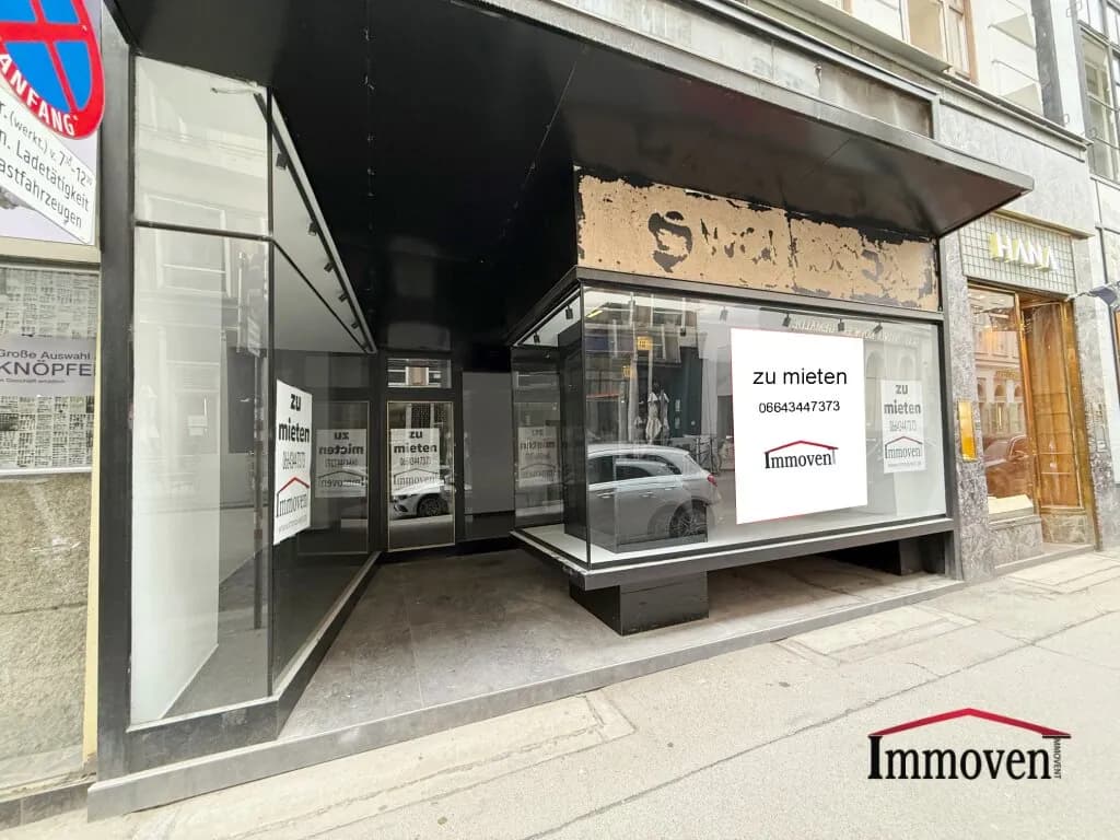 1-Zimmer-Gewerbeimmobilie mieten in Wien – 83 m², € 4.495