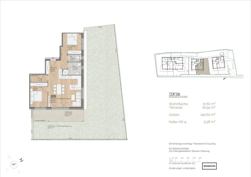3-Zimmer-Wohnung kaufen in Villach Land – 72,61 m², € 458.000 – Bild 3 von 4