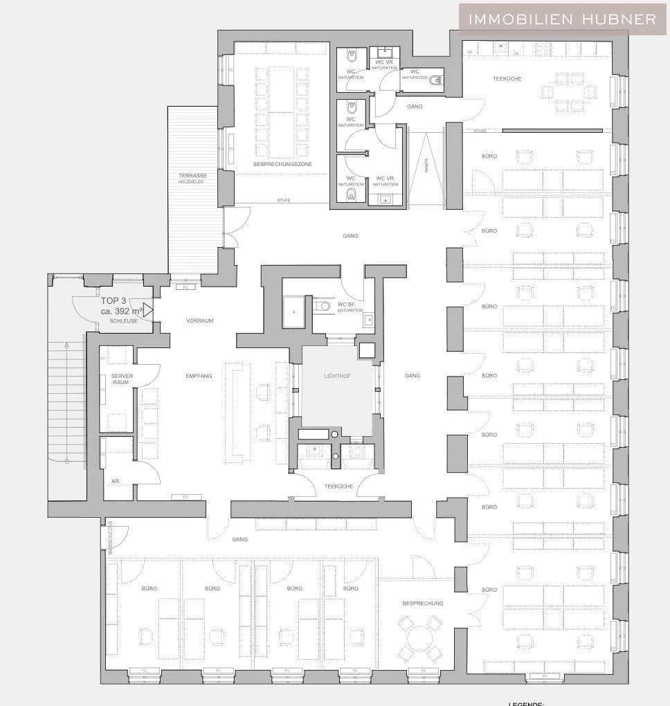 15-Zimmer-Gewerbeimmobilie mieten in Wien – 392 m², € 12.077 – Bild 9 von 11