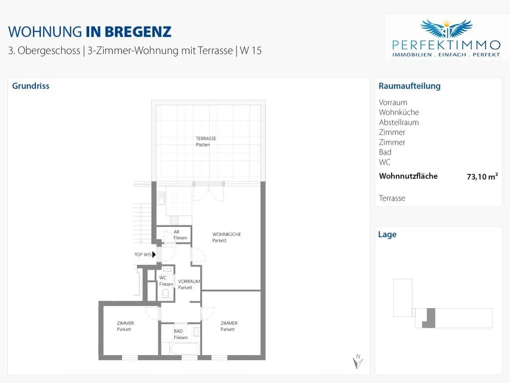 3-Zimmer-Wohnung mieten in Bregenz – 73 m², € 1.375 – Bild 23 von 23