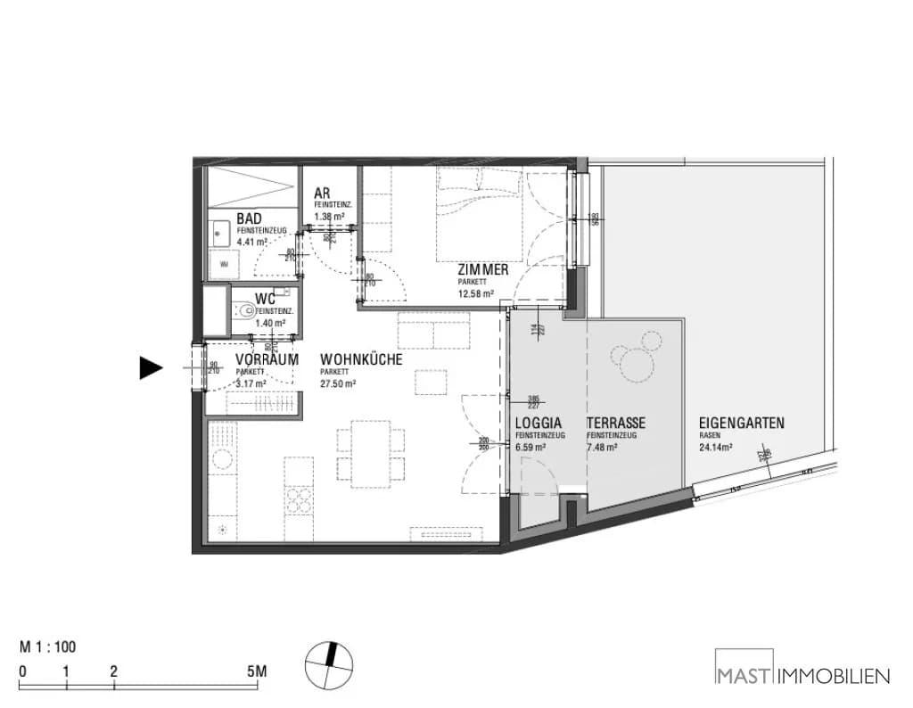 2-Zimmer-Wohnung kaufen in Wien – 57,03 m², € 379.000 – Bild 10 von 10