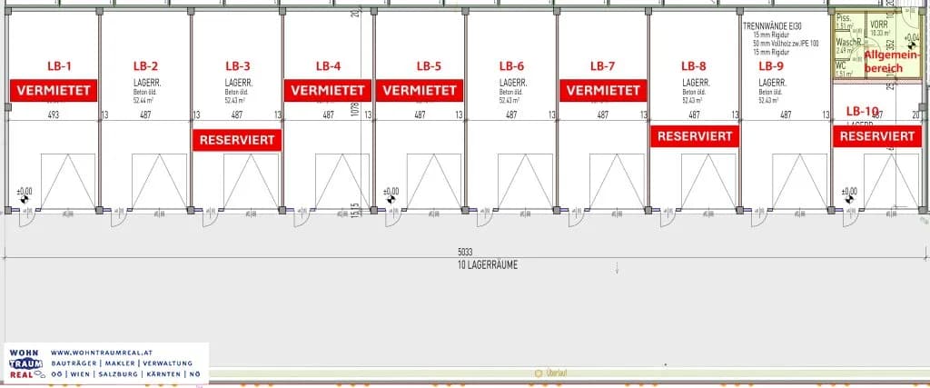 Immobilie mieten in Amstetten – 52 m², € 444 – Bild 2 von 14
