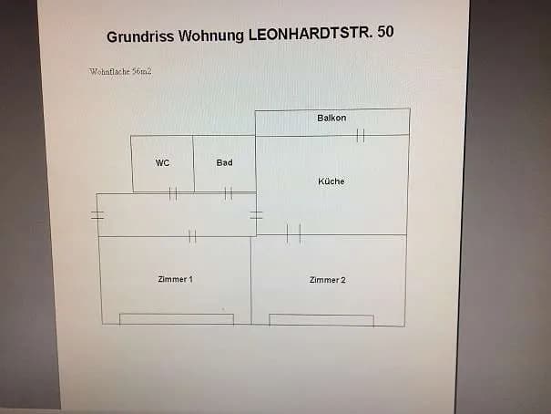 2-Zimmer-Wohnung mieten in Graz – 56 m², € 760 – Bild 5 von 14