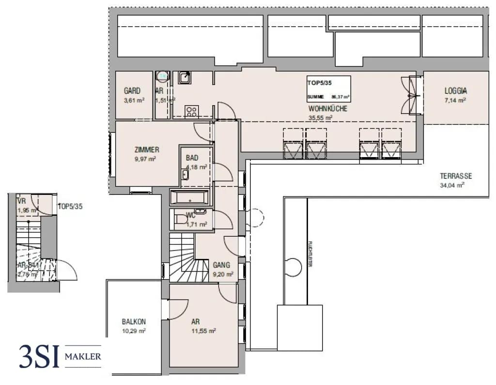 3-Zimmer-Wohnung kaufen in Wien – 86,37 m², € 489.000 – Bild 20 von 20