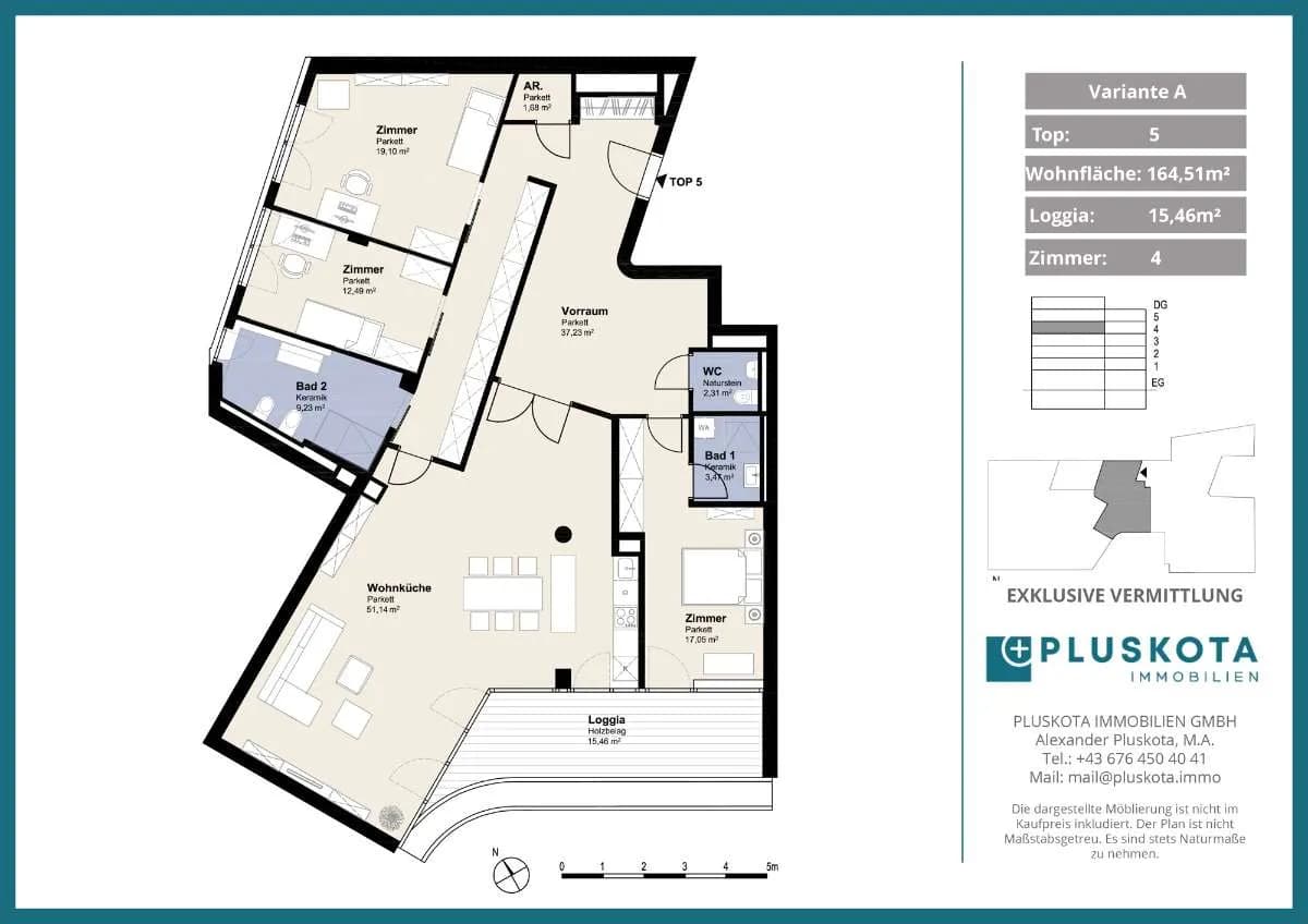 4-Zimmer-Wohnung kaufen in Wien – 164,51 m², € 2.199.000 – Bild 22 von 22