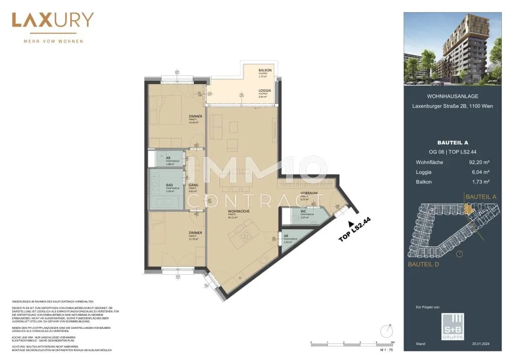 3-Zimmer-Wohnung kaufen in Wien – 92,2 m², € 680.000 – Bild 12 von 12