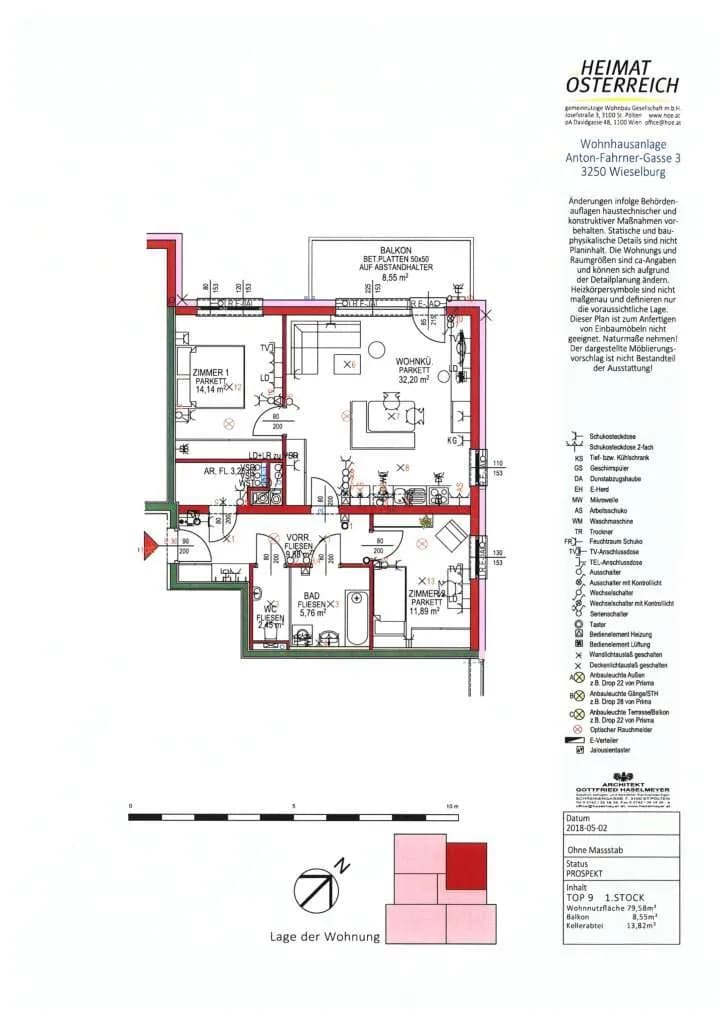 3-Zimmer-Wohnung mieten in Scheibbs – 79,58 m², € 796 – Bild 22 von 22
