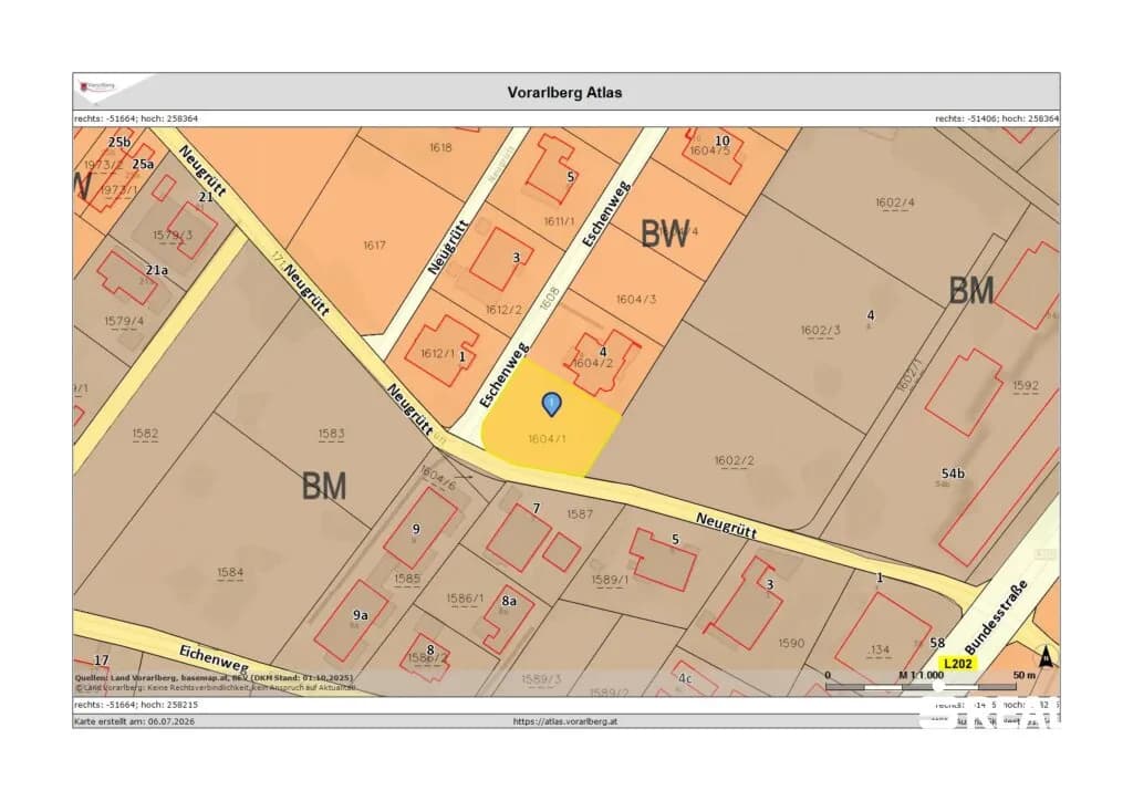 Grundstück kaufen in Bregenz – 686 m², € 425.000 – Bild 7 von 7