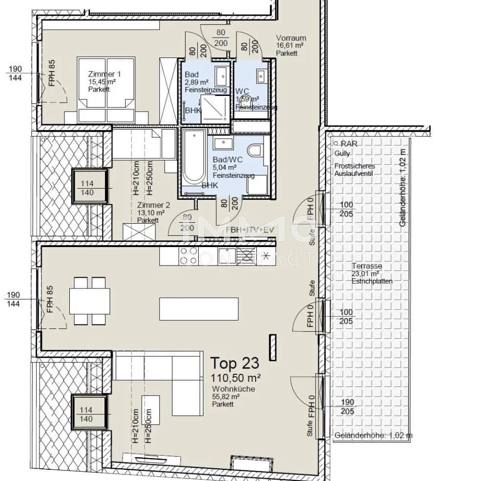3-Zimmer-Wohnung kaufen in Wien – 111 m², € 820.350 – Bild 17 von 17