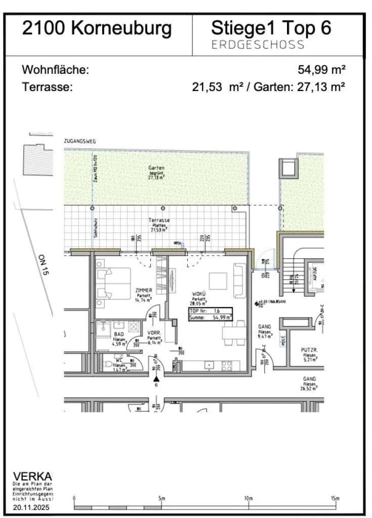 2-Zimmer-Wohnung kaufen in Korneuburg – 54,99 m², € 469.000 – Bild 5 von 5