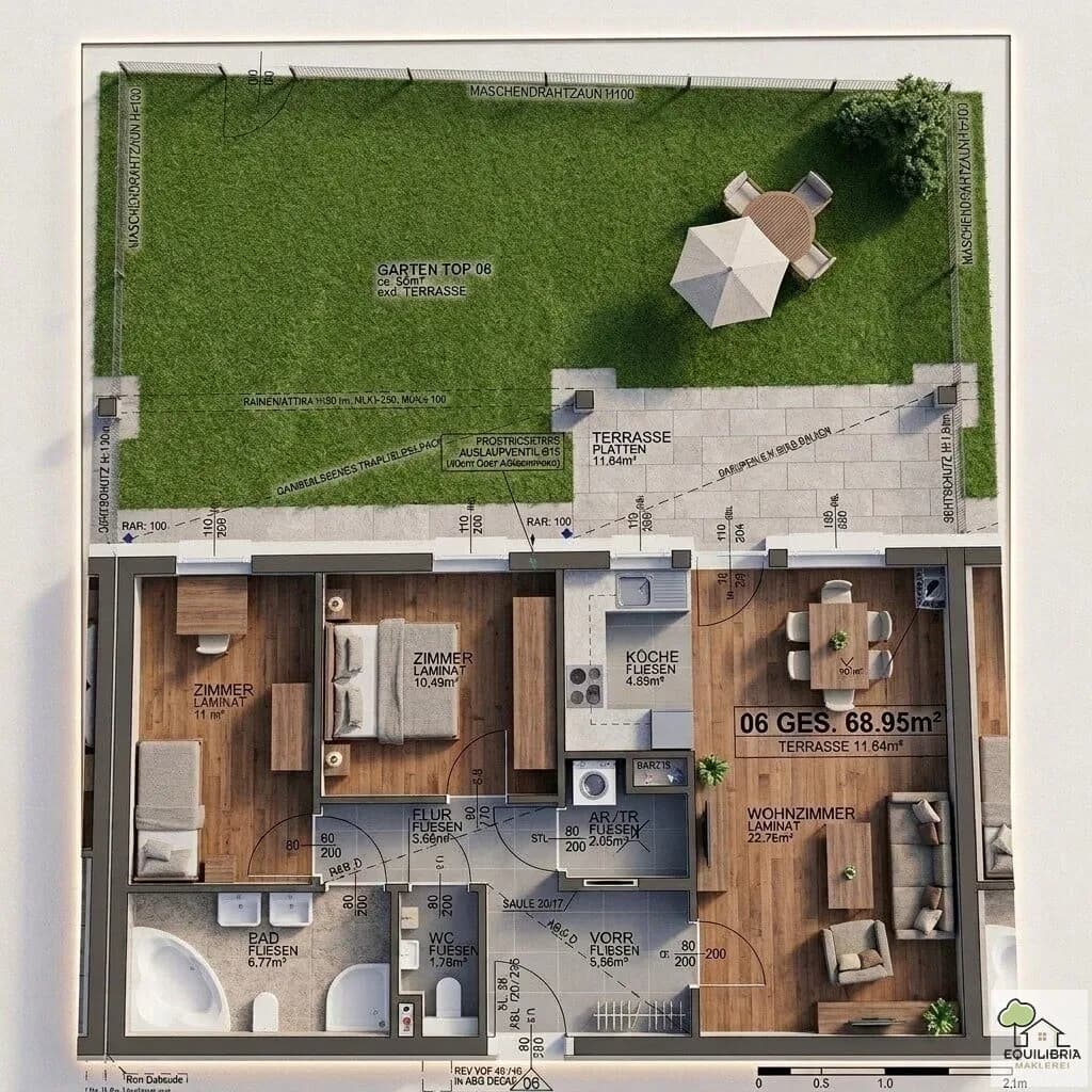 3-Zimmer-Wohnung kaufen in Baden – 69 m², € 289.000 – Bild 15 von 15