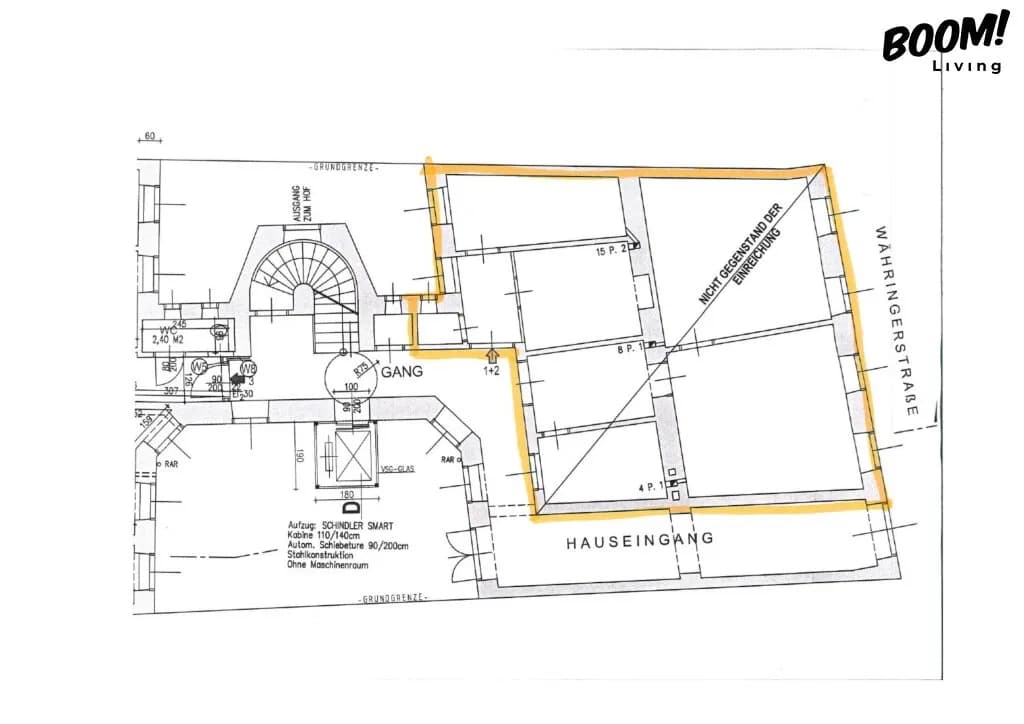 7-Zimmer-Gewerbeimmobilie kaufen in Wien – 78 m², € 249.000 – Bild 5 von 5
