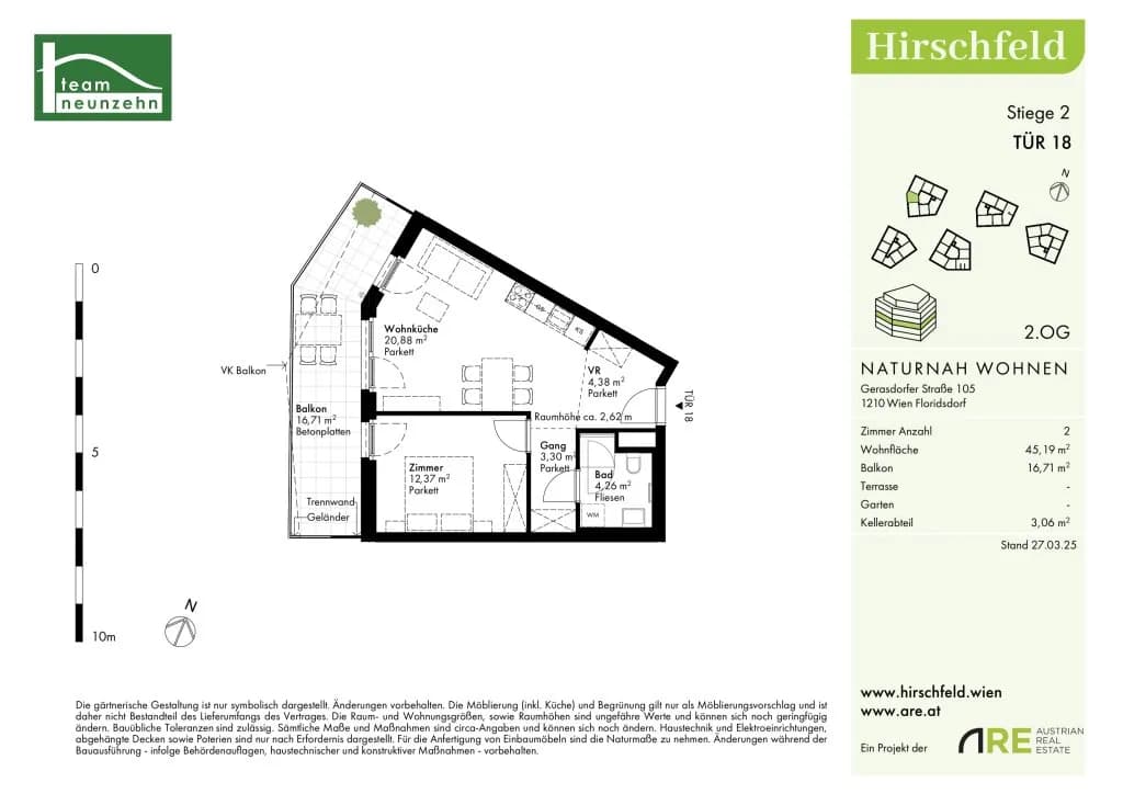 2-Zimmer-Wohnung kaufen in Wien – 45,19 m², € 272.000 – Bild 23 von 23