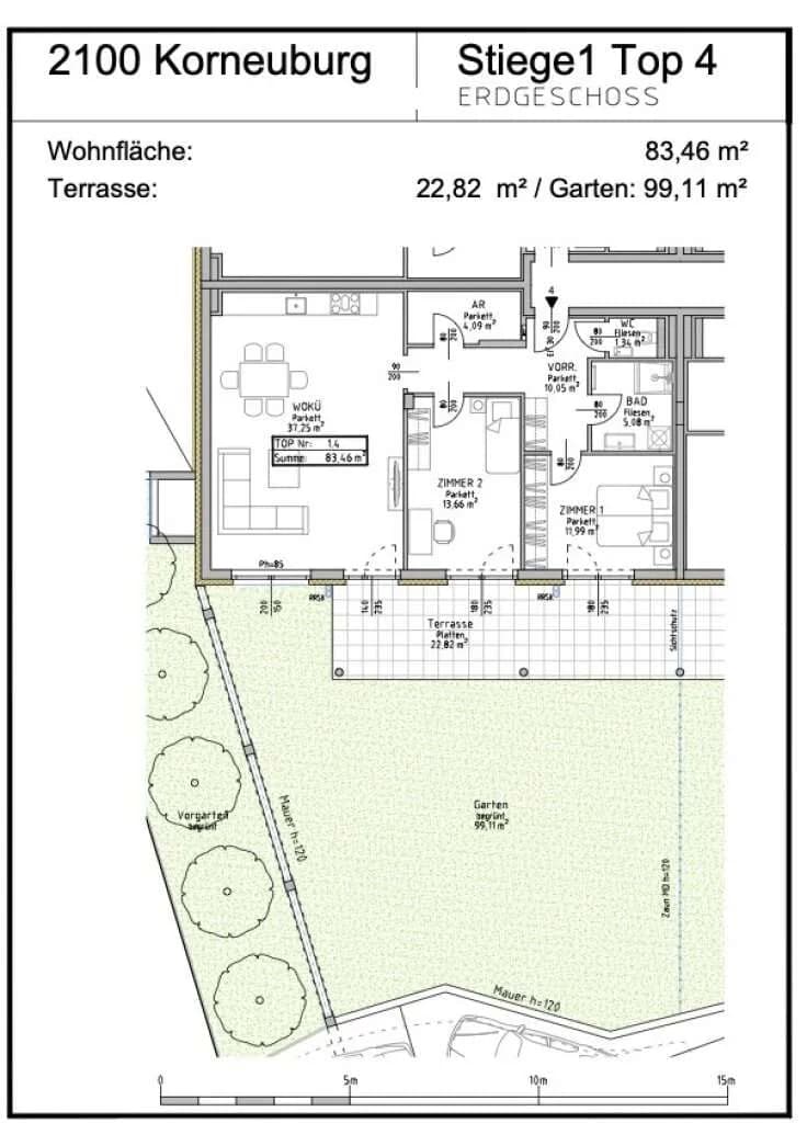 3-Zimmer-Wohnung kaufen in Korneuburg – 83,46 m², € 699.000 – Bild 5 von 5