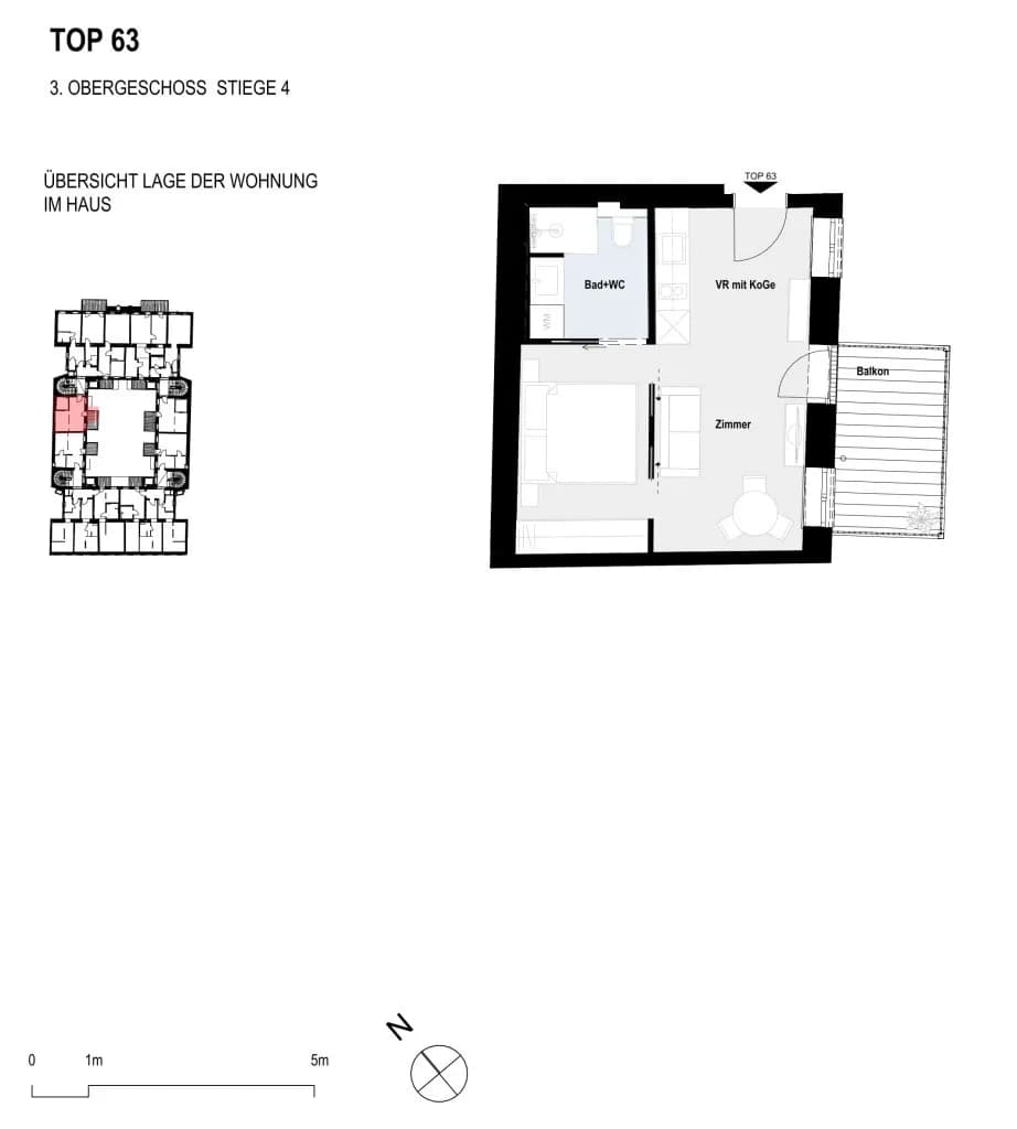 1-Zimmer-Wohnung kaufen in Wien – 30,15 m², € 260.000 – Bild 6 von 7
