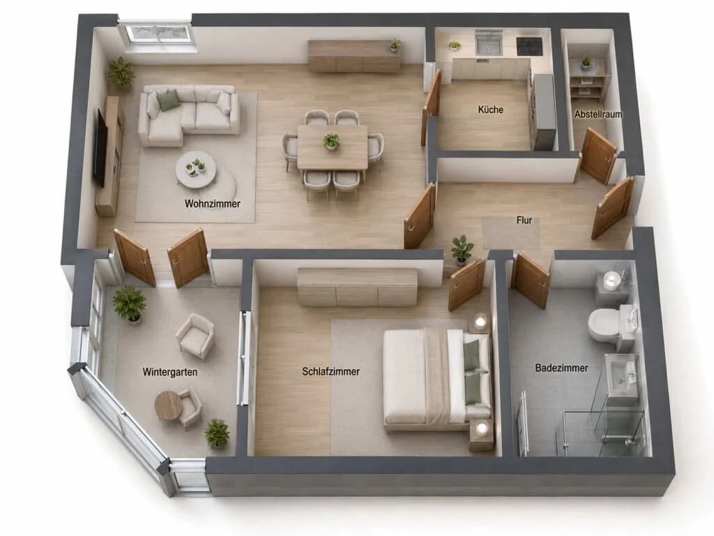 2-Zimmer-Wohnung kaufen in Murtal – 55 m², € 80.000 – Bild 2 von 22