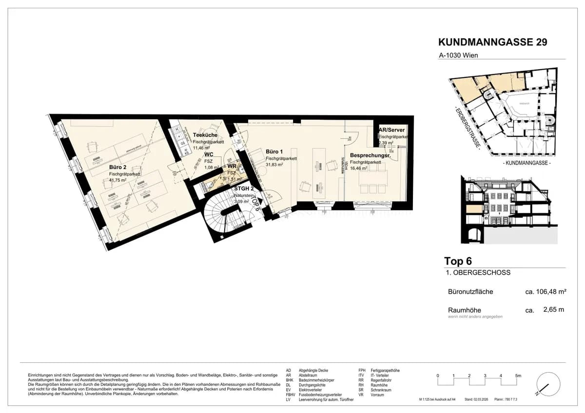 Gewerbeimmobilie mieten in Wien – 106 m², € 20 – Bild 5 von 5