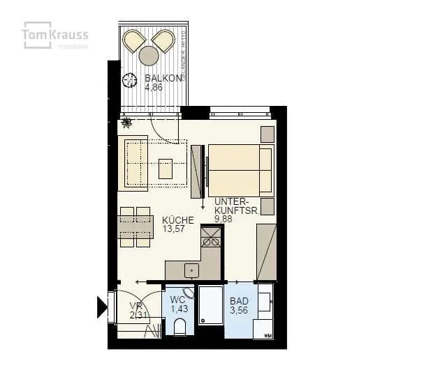 2-Zimmer-Wohnung kaufen in Wien – 30,75 m², € 247.296 – Bild 13 von 14
