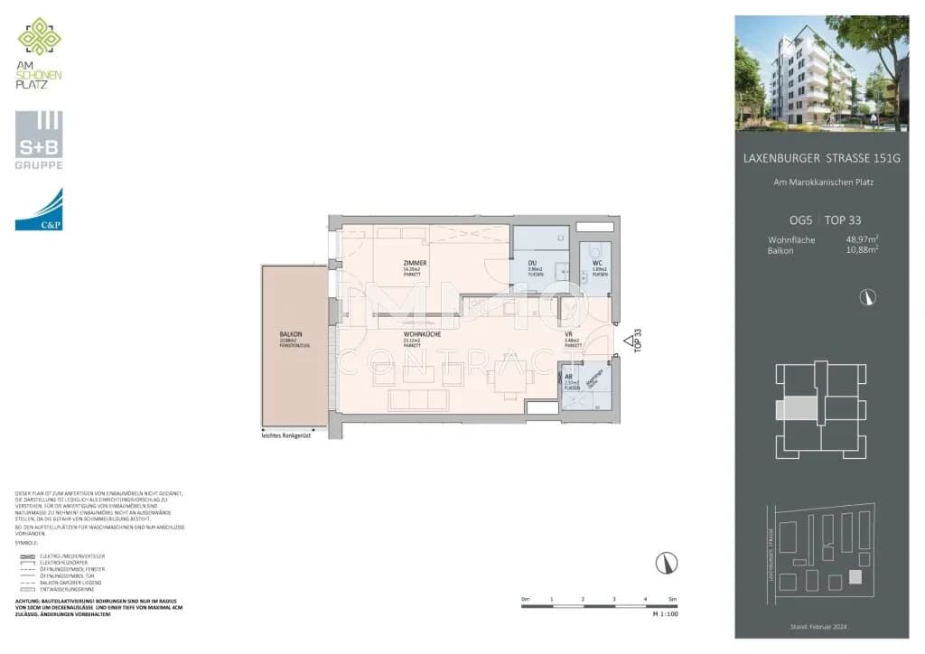 2-Zimmer-Wohnung kaufen in Wien – 48,97 m², € 470.000 – Bild 20 von 20