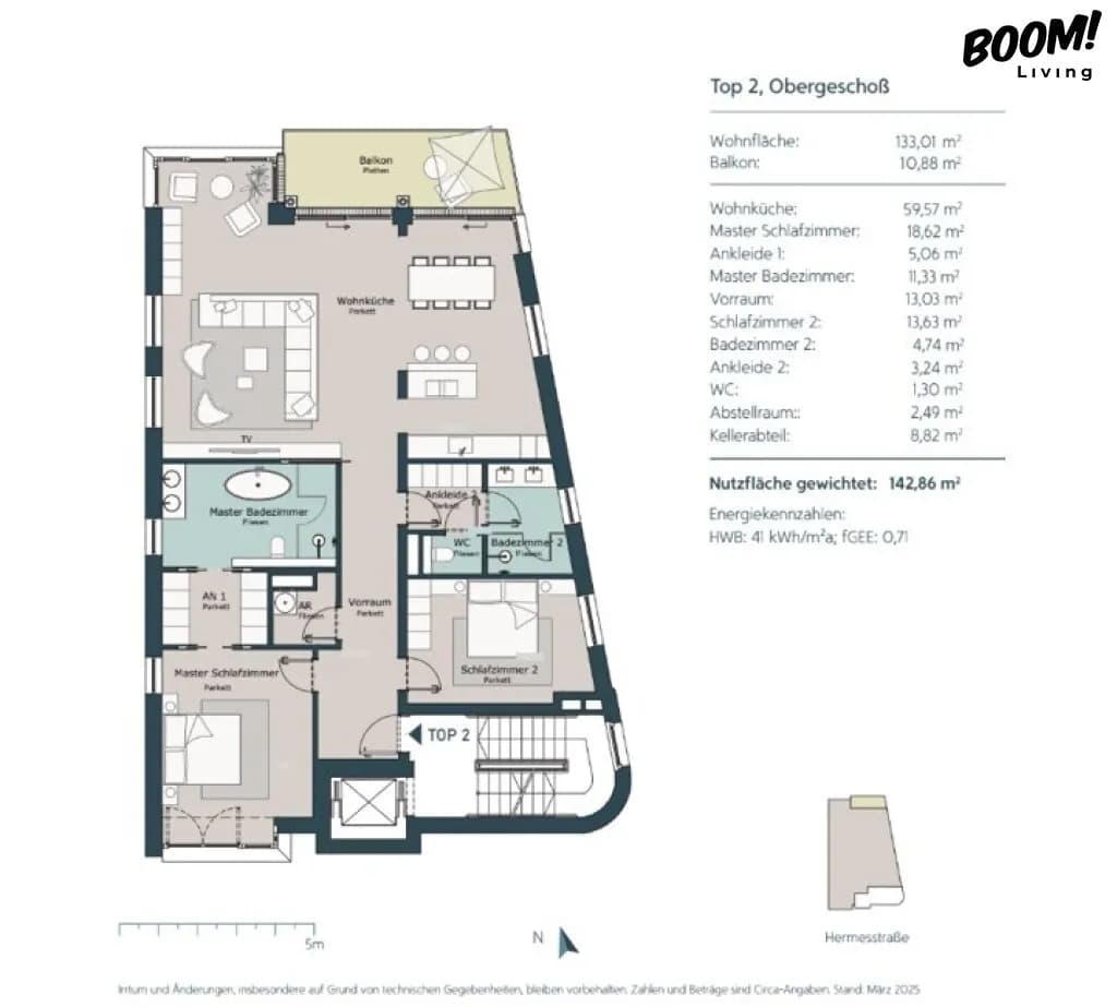 3-Zimmer-Wohnung kaufen in Wien – 147 m², € 1.795.000 – Bild 19 von 19