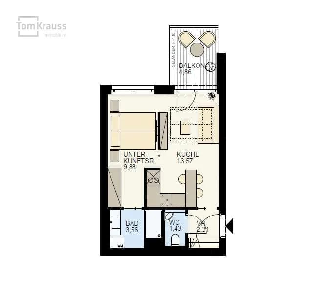 2-Zimmer-Wohnung kaufen in Wien – 30,75 m², € 241.224 – Bild 13 von 14