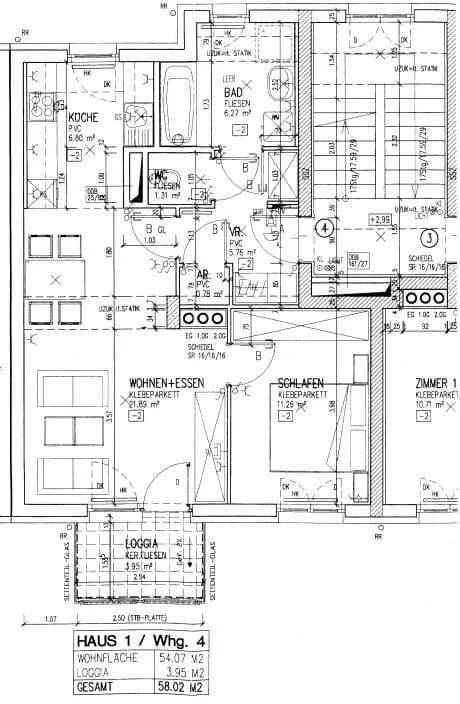 2-Zimmer-Wohnung mieten in Perg – 58,02 m², € 558 – Bild 2 von 2