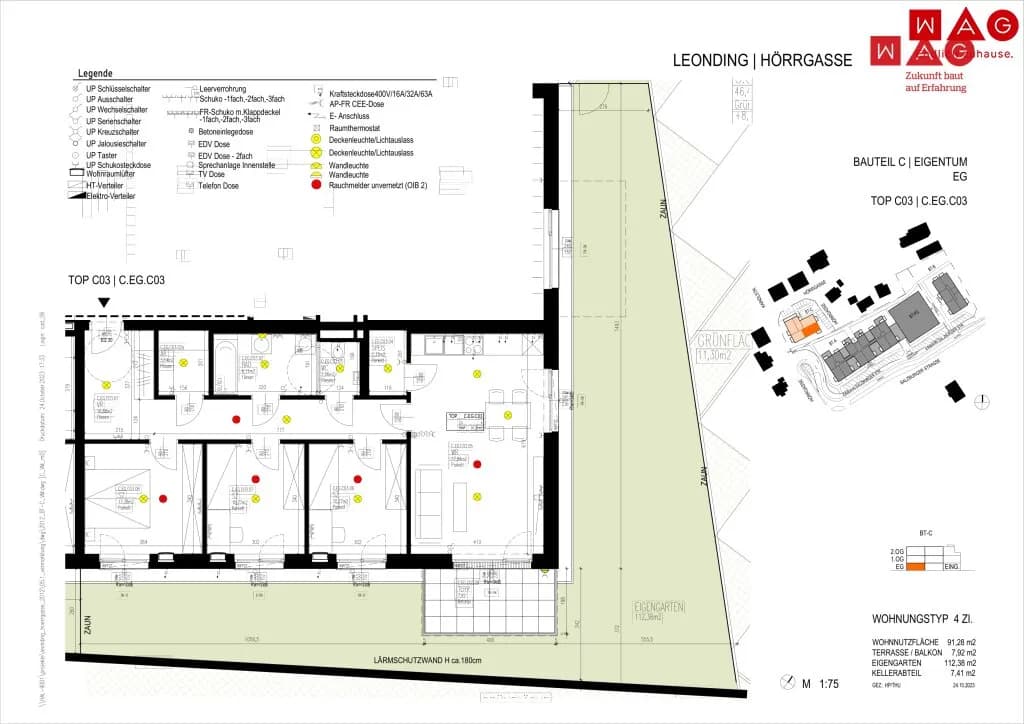4-Zimmer-Wohnung mieten in Linz Land – 91,28 m², € 1.404 – Bild 26 von 26