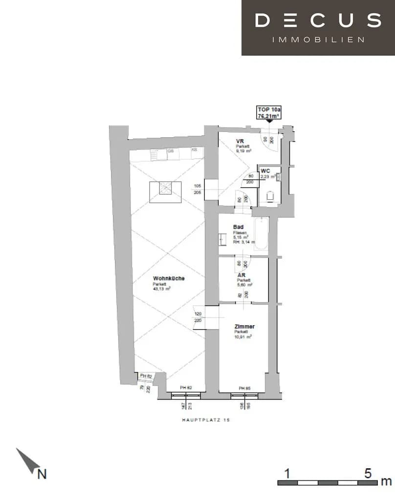 2-Zimmer-Wohnung mieten in Graz – 76 m², € 995 – Bild 16 von 16