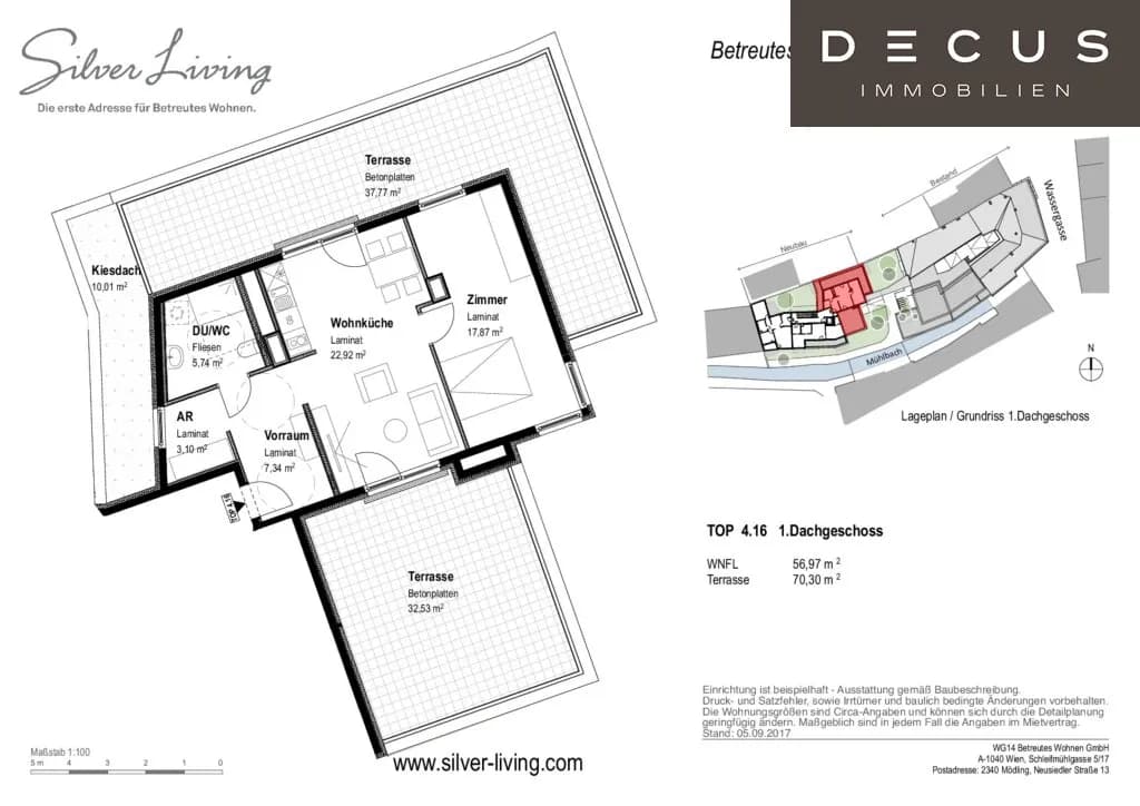 2-Zimmer-Wohnung mieten in Baden – 56,97 m², € 1.374 – Bild 18 von 18