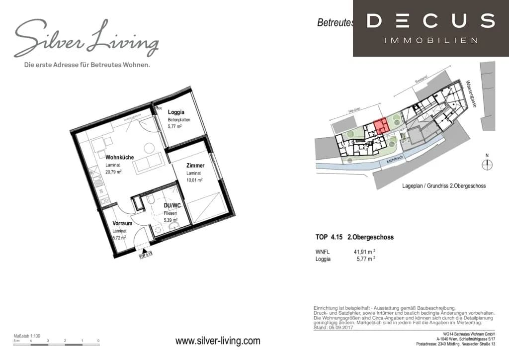 2-Zimmer-Wohnung mieten in Baden – 41,84 m², € 899 – Bild 18 von 18