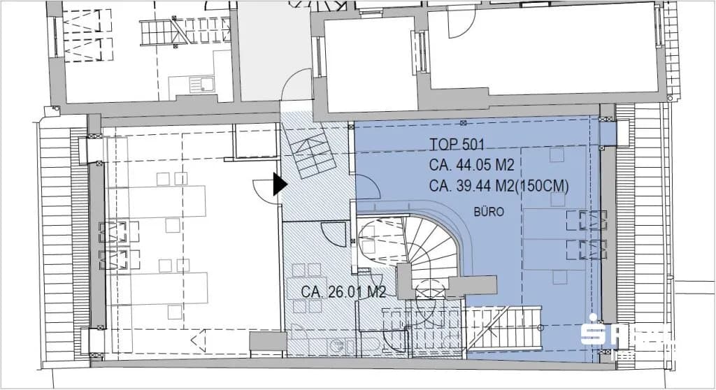 2-Zimmer-Gewerbeimmobilie mieten in Innsbruck – 102 m² – Bild 10 von 11