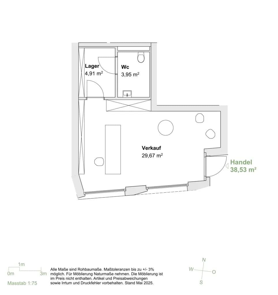 2-Zimmer-Gewerbeimmobilie kaufen in Innsbruck – 38,52 m², € 219.600 – Bild 4 von 4