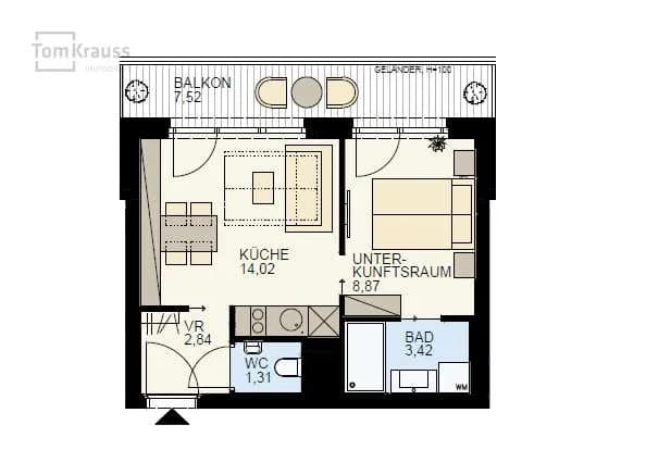2-Zimmer-Wohnung kaufen in Wien – 30,46 m², € 242.420 – Bild 11 von 14