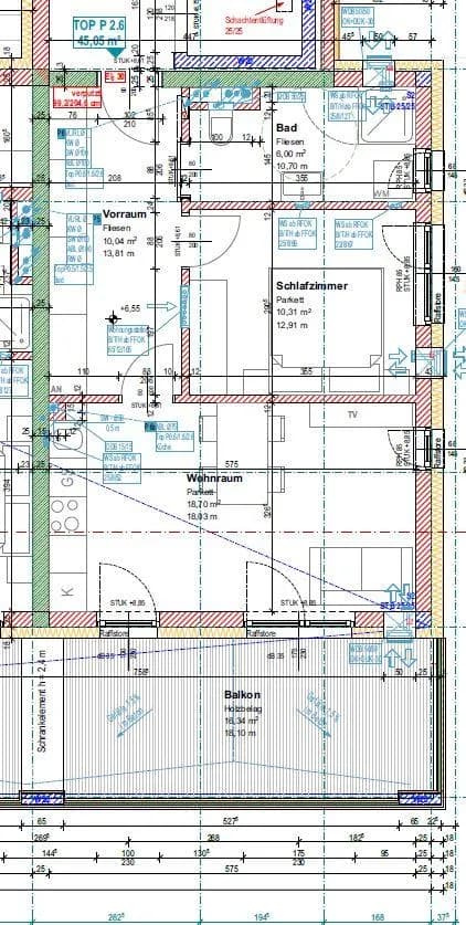 2-Zimmer-Wohnung mieten in Wels – 56,55 m², € 928 – Bild 10 von 10