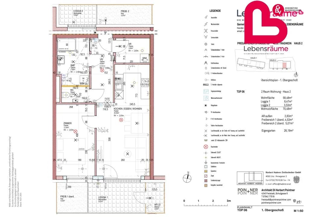 2-Zimmer-Wohnung kaufen in Freistadt – 59 m², € 267.802 – Bild 9 von 10