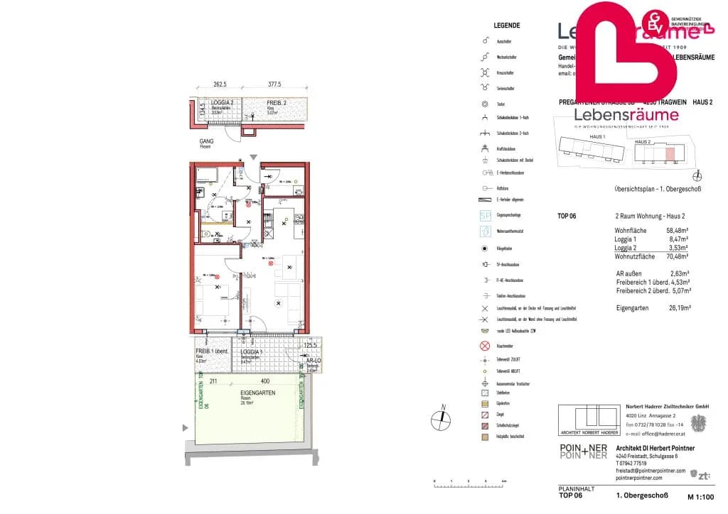 2-Zimmer-Wohnung kaufen in Freistadt – 59 m², € 267.802 – Bild 10 von 10