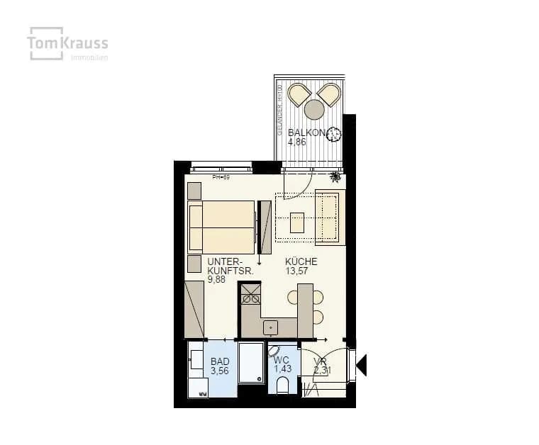 2-Zimmer-Wohnung kaufen in Wien – 30,75 m², € 235.060 – Bild 11 von 14
