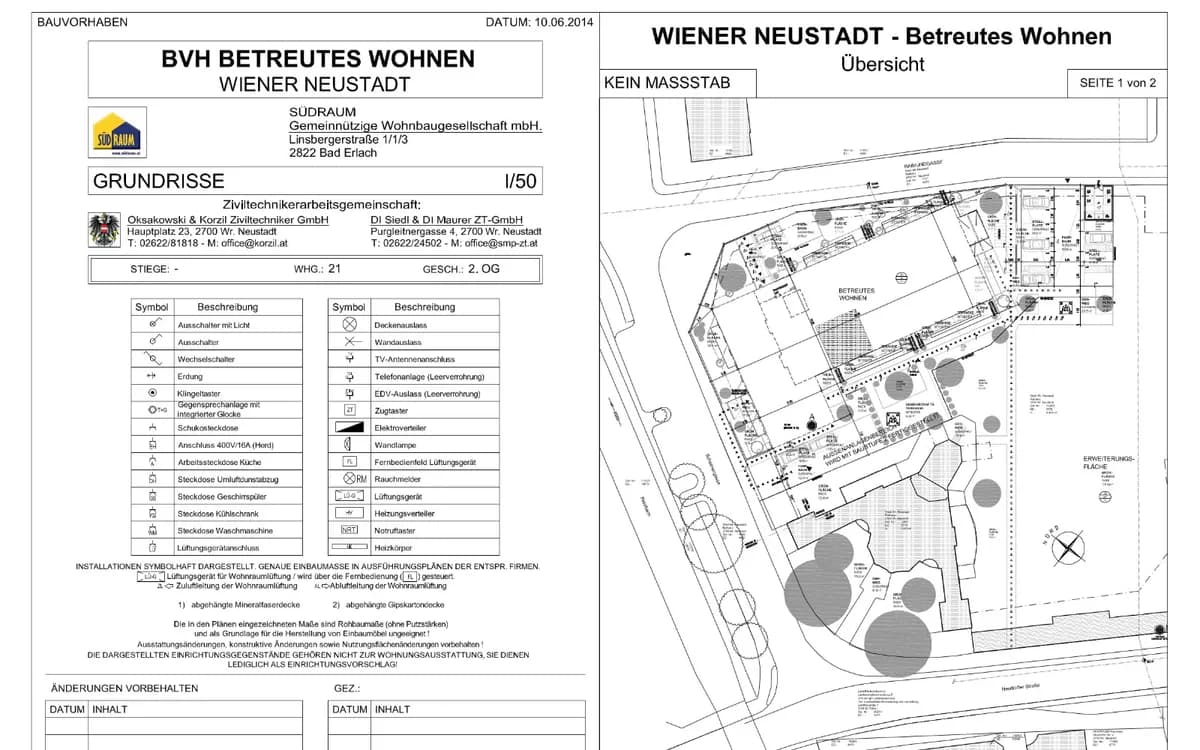 2-Zimmer-Wohnung mieten in Wiener Neustadt – 48,7 m², € 625 – Bild 3 von 3