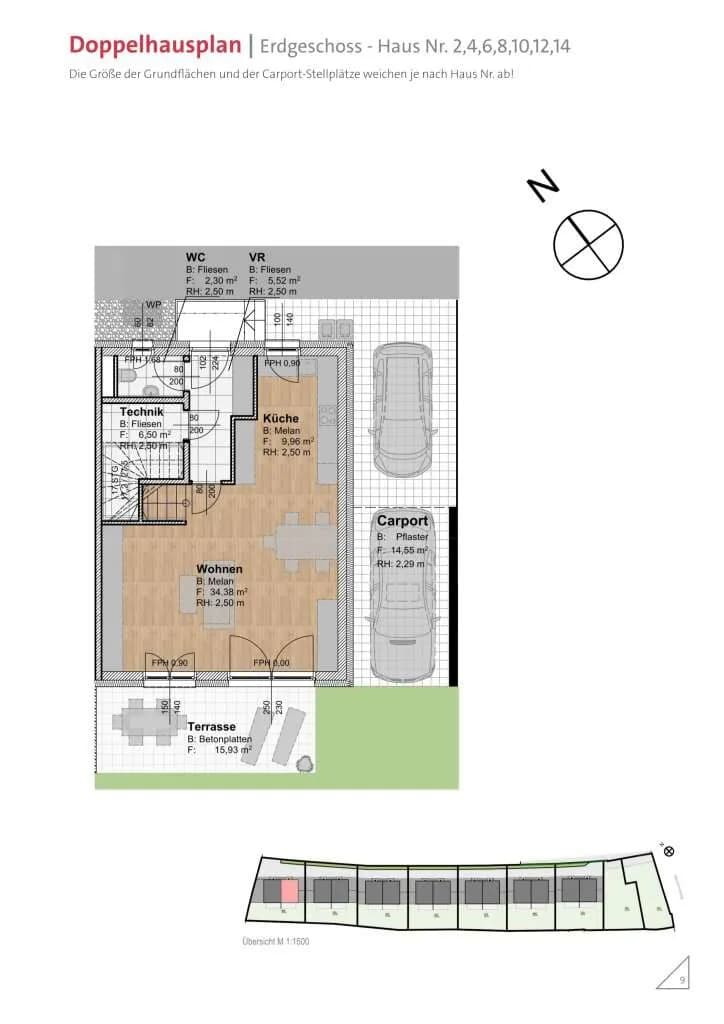 5-Zimmer-Haus kaufen in Wiener Neustadt Land – 143,99 m², € 608.870 – Bild 2 von 16