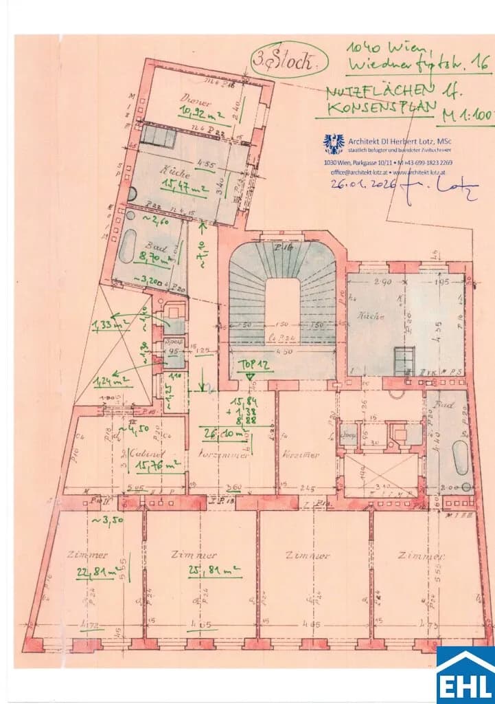 4-Zimmer-Wohnung mieten in Wien – 128 m², € 2.775 – Bild 13 von 13