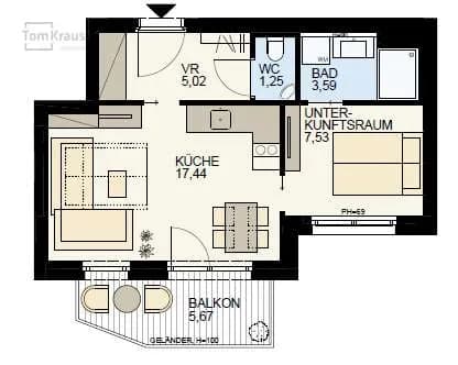 2-Zimmer-Wohnung kaufen in Wien – 34,83 m², € 266.892 – Bild 15 von 15