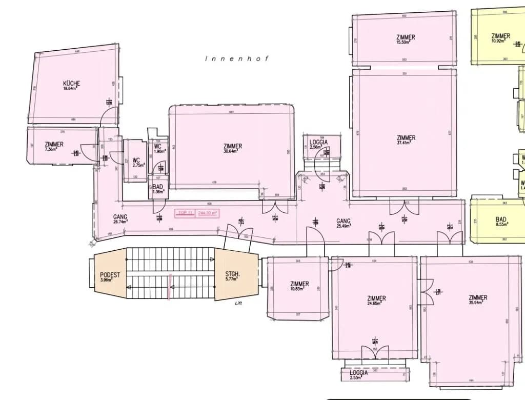 5-Zimmer-Wohnung mieten in Wien – 240 m², € 5.500 – Bild 31 von 31