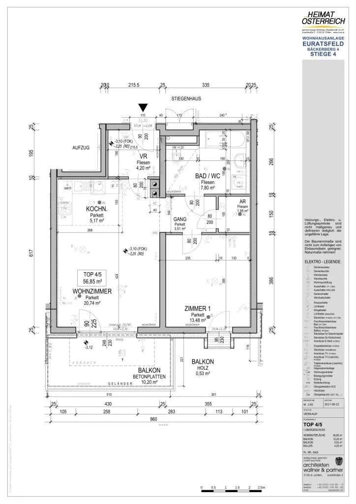 2-Zimmer-Wohnung mieten in Amstetten – 56,85 m², € 748 – Bild 19 von 19