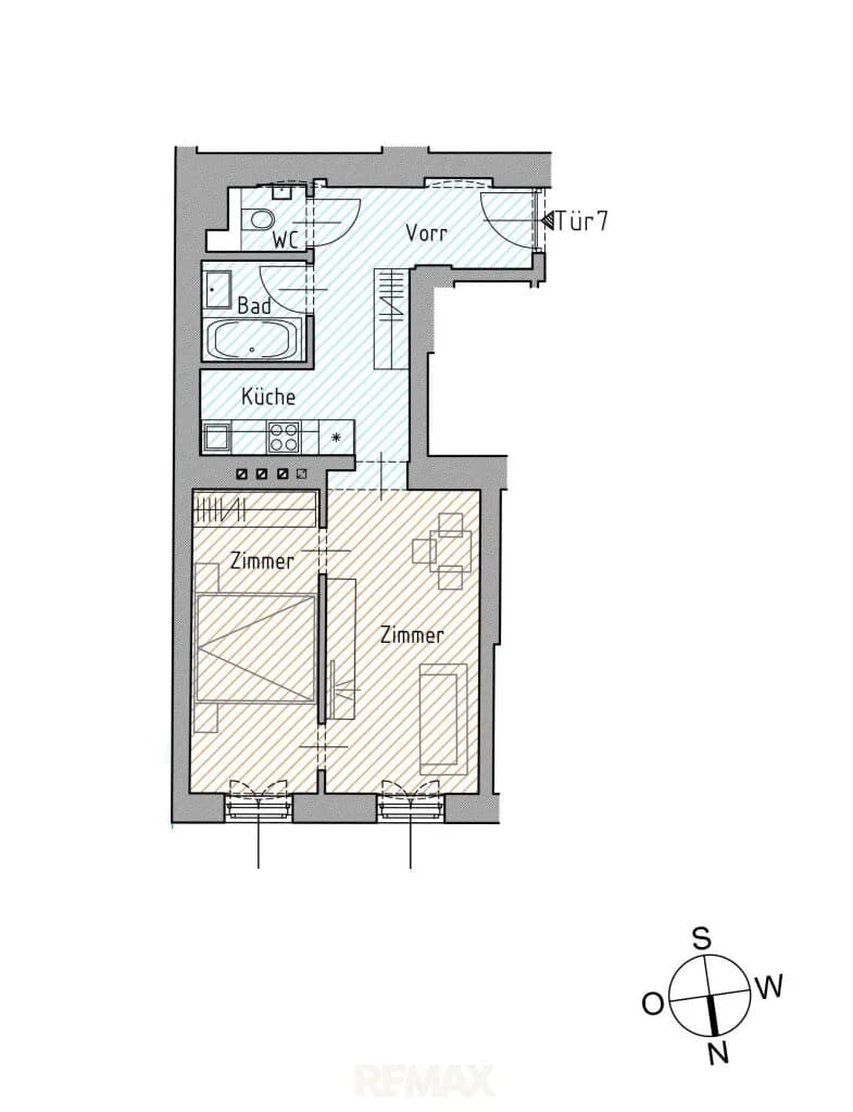 2-Zimmer-Wohnung kaufen in Wien – 43,08 m², € 280.000 – Bild 14 von 14