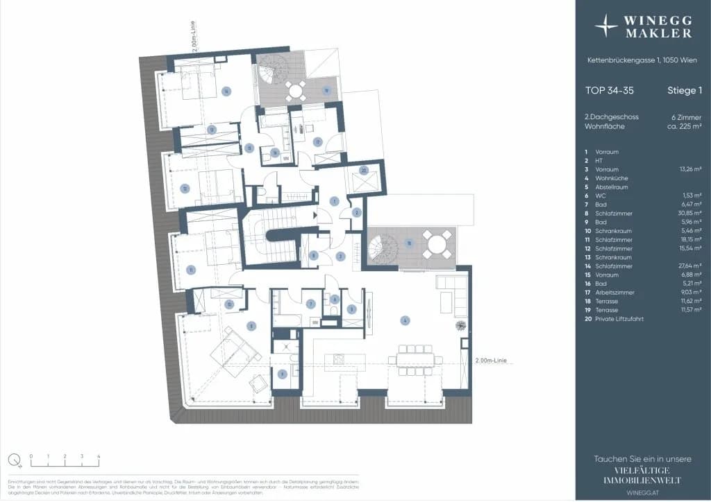 6-Zimmer-Wohnung kaufen in Wien – 225 m², € 3.075.000 – Bild 18 von 19